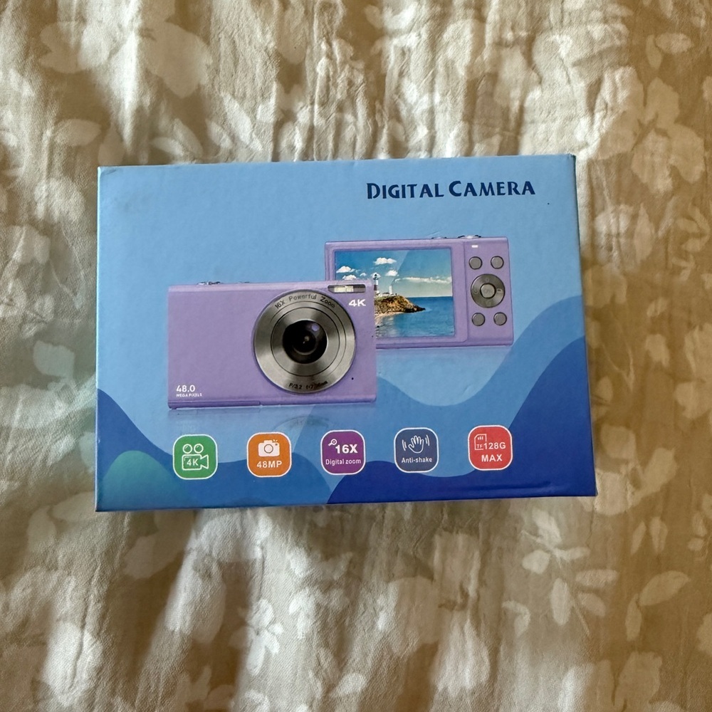Purple 4K Digital Camera
